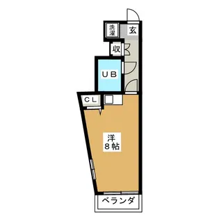 東京都大田区大森中3【マンション】の間取り