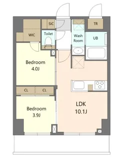 東京都台東区浅草6【マンション】の間取り
