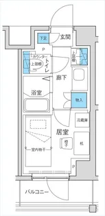 キャンパスヴィレッジ武蔵小杉【3階】の間取り