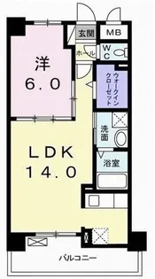 ディアコート【1階】の間取り