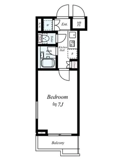 ルーブル高田馬場【3階】の間取り