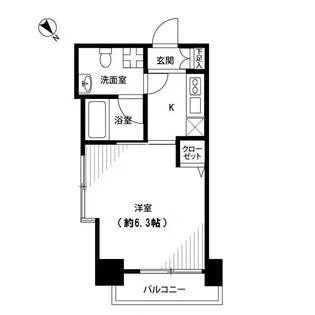 プレール目黒リバーサイド【3階】の間取り