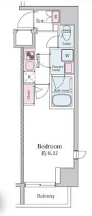 LEXE秋葉原イースト【9階】の間取り