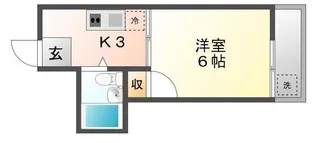 メッド白島【2階】の間取り