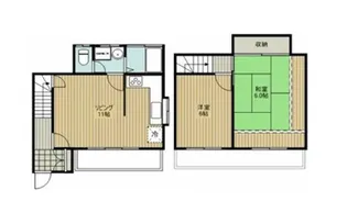 東京都世田谷区北烏山3【一戸建】の間取り