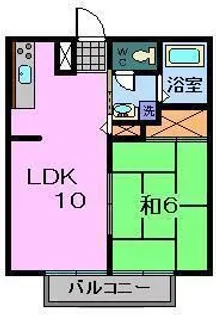 リズロイヤル【1階】の間取り