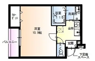 フジパレス和歌山黒田III番館【2階】の間取り
