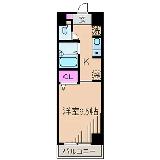VOGUE元住吉【6階】の間取り
