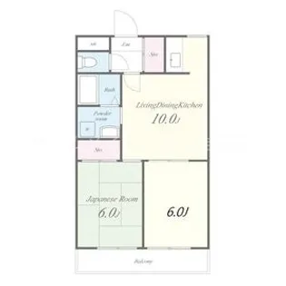 ルボオン21【2階】の間取り