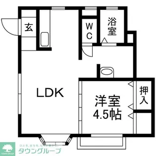 コンシャスII【2階】の間取り