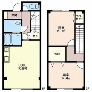 ドリームメゾン【2階】の間取り