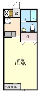 Worth Villa【2階】の間取り