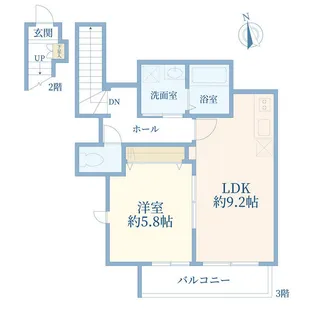 La Ruelle【3階】の間取り