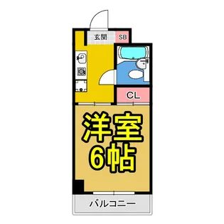 サンライフ内代【1階】の間取り
