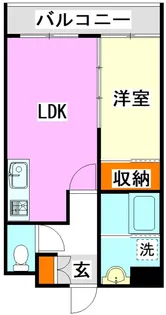 セントフォール立岩【5階】の間取り