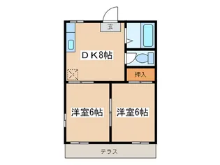 住吉荘の間取り