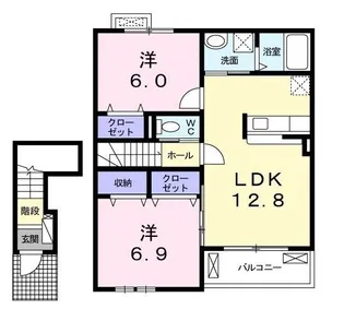 グローヴ【2階】の間取り