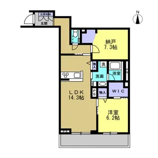 レフィシア【3階】の間取り