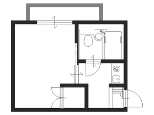 メタリックヴィラ【4階】の間取り