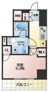 スクエアシティ横濱大通り公園AZ【10階】の間取り