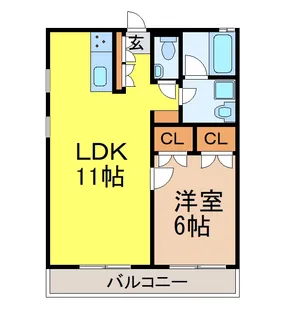 STAGE21(ステージ21)【2階】の間取り