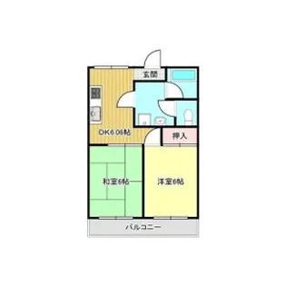 村瀬マンション【2階】の間取り