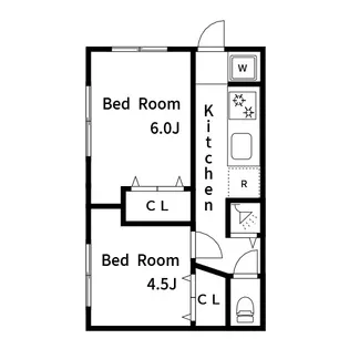 北砂ハウス【2階】の間取り
