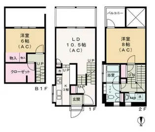 BELLE LUMIERE ベルルミエールの間取り