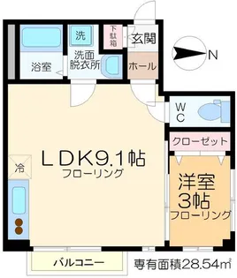 シルフィード【1階】の間取り