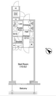コンフォリア北参道【4階】の間取り