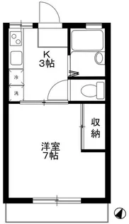 メゾン谷津【2階】の間取り