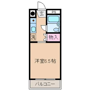 トラストビラ住吉【3階】の間取り