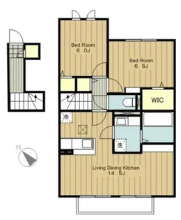BRYANT PARK D【2階】の間取り