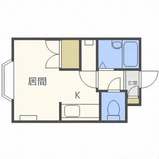 プレサント北8条A【2階】の間取り