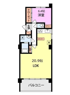 デザートヒルズ【5階】の間取り