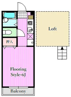はーとらんどK【2階】の間取り