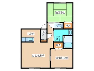 メゾン宏信【3階】の間取り
