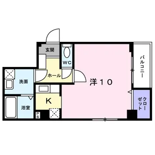 39Bld.B【3階】の間取り