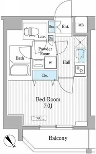 パティオスクエア御茶ノ水【4階】の間取り