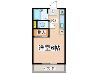 LIFE THR0UGH 2【2階】の間取り