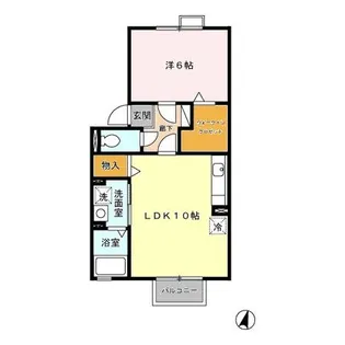 クラリティ【1階】の間取り