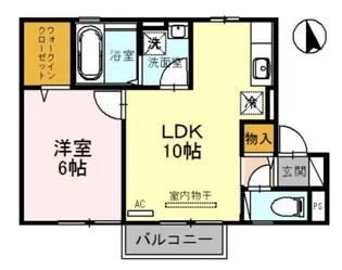 グランドゥ―ル【2階】の間取り