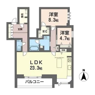 ロワゾ【2階】の間取り