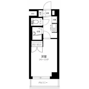 エスコート中野大和町【2階】の間取り