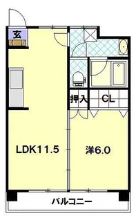 上村ビル【2階】の間取り