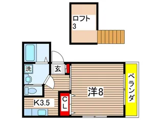 サンドエル東千葉【3階】の間取り