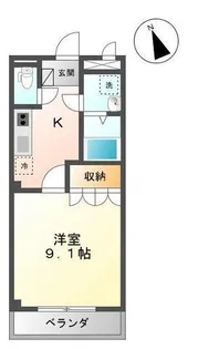 サンフィット フジマン【1階】の間取り