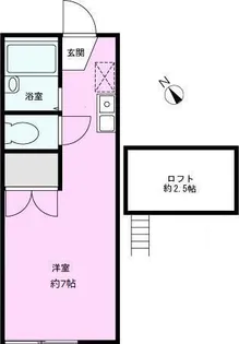パレスひばり【2階】の間取り