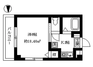 サンフラワー下井草【3階】の間取り