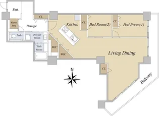 ザ・シーン城北アストロタワー【26階】の間取り